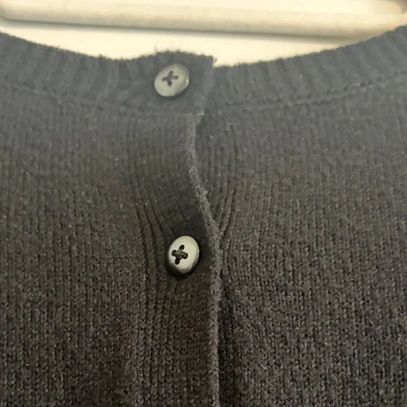 Old Navy Black Cardigan Sweater - Picture 2 of 5